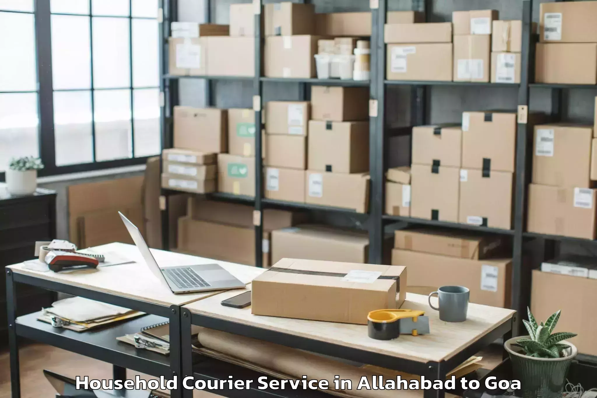 Efficient Allahabad to Mapusa Household Courier